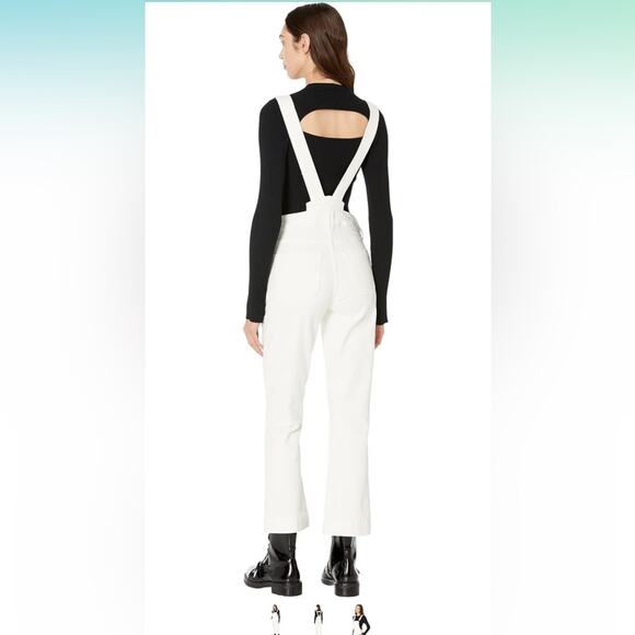 PAIGE Claudine Overall Ankle Length Slare Utility Pockets size 23 (b28.12) - Picture 2 of 12